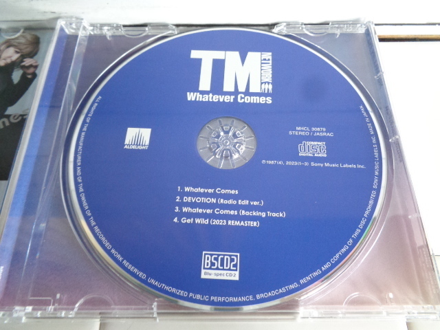 TM NETWORK 〇● Whatever Comes CD ●〇 TMネットワーク CD 劇場版シティーハンター 天使の涙 エンジェルダスト Get Wild 通常盤_画像3