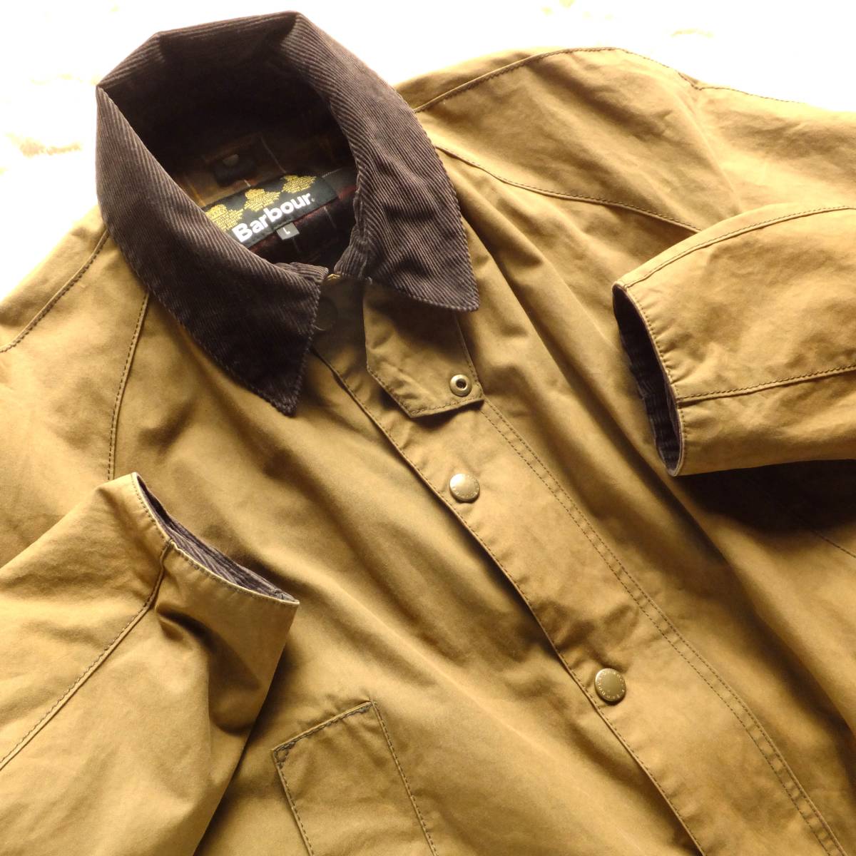 高価値セリー Barbour バブアー ワックス ジャケット Lサイズ オイルド