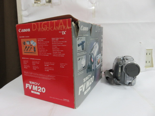 #57029 Canon キャノン　FVM20　デジタルビデオカメラ　本体　付属品　現状品_画像5