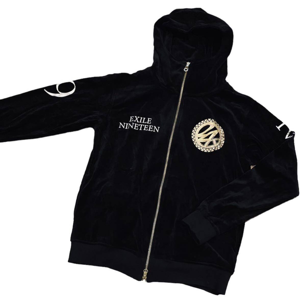 【入手困難】24Karats EXILE ベロア セットアップ 上下 M 19 ジャージ トラックジャケット EXILE エグザイル HOODIE 入手困難 大人気 完売_画像5