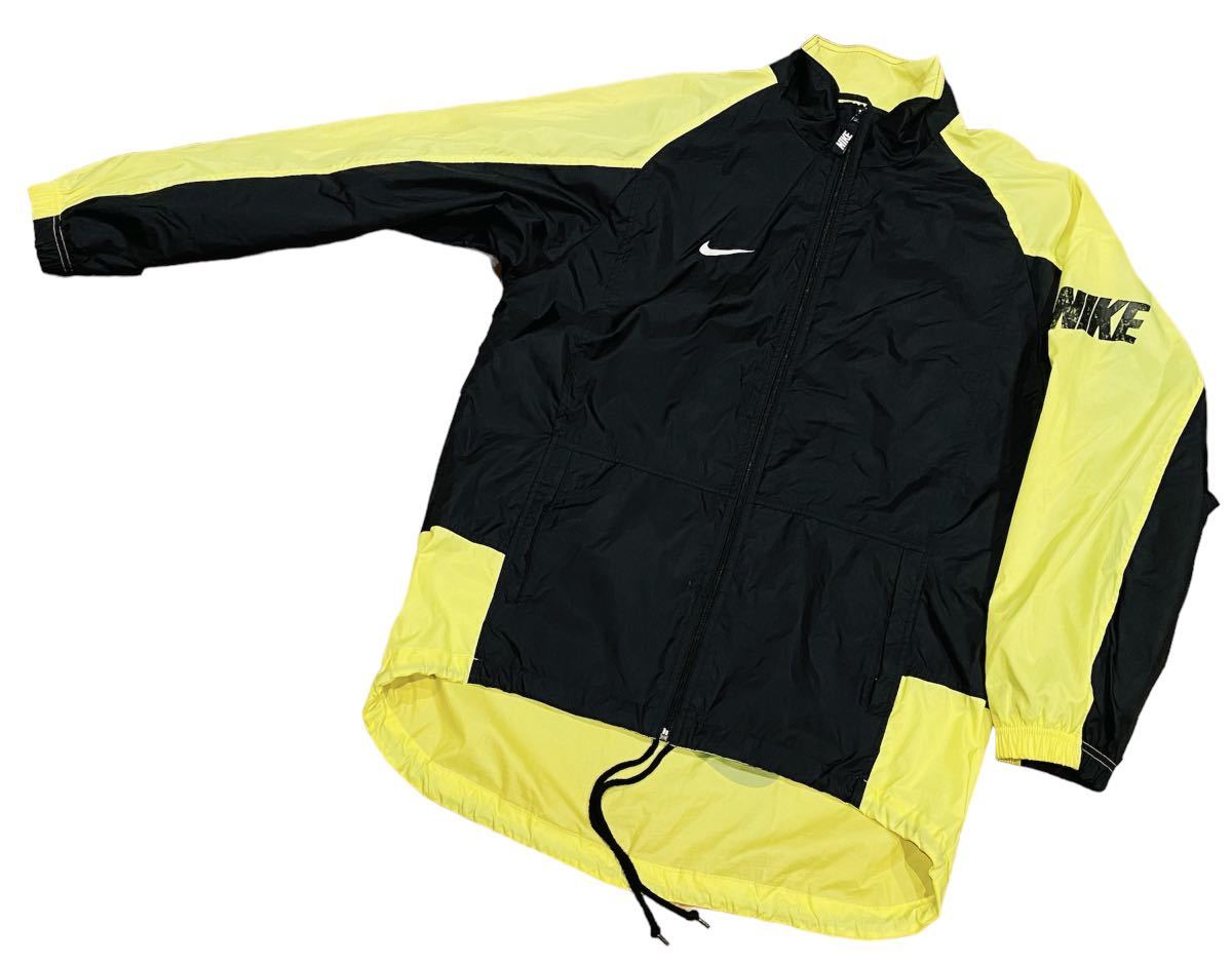 【入手困難】NIKE ナイロンジャケット L 銀タグ 90s フィッシュテール ナイキ ウィンドブレーカー ジャケット ロング VINTAGE 極希少品