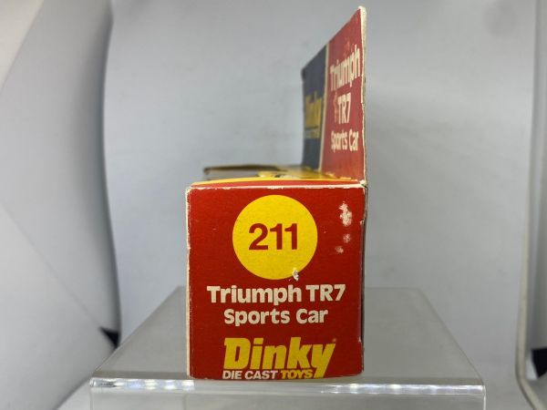 Dinky TOYS ディンキー 1/43 Triumph TR7 Sports Car トライアンフ 211 MADE IN ENGLAND イギリス製の画像4