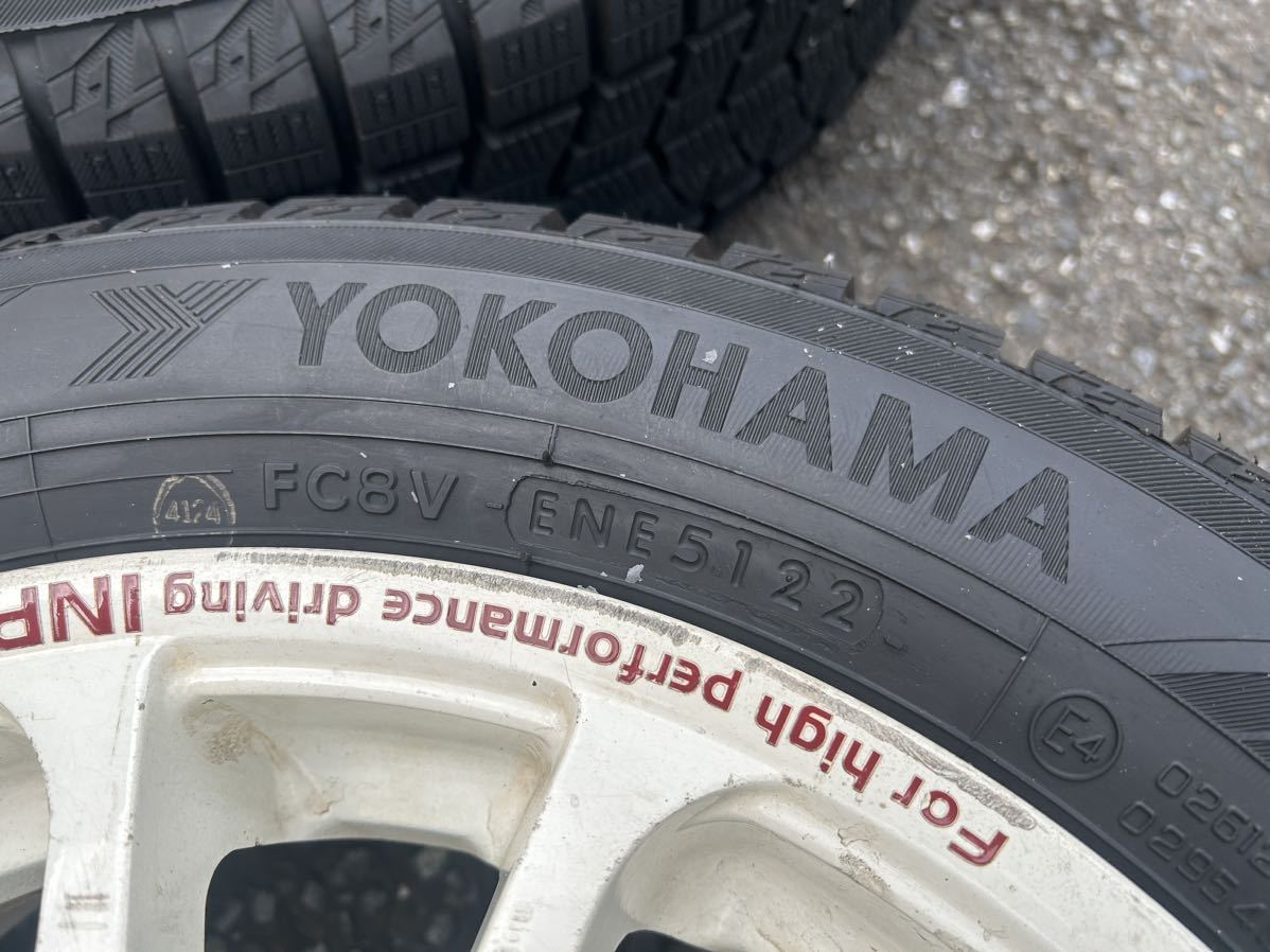 155/65 R14 iceGUARD6 iG6 2022年製 スタッドレスタイヤ 9分山　軽自動車サイズ pcd100 4 5ZIGENホイール ヨコハマ 国産タイヤ 22年51週製_画像7