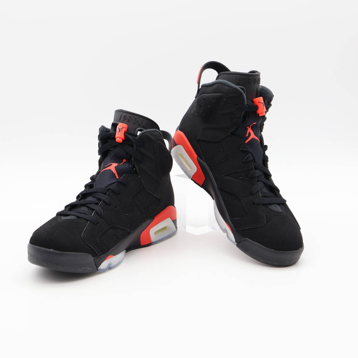 【ほぼ新品】 Nike Air Jordan 6 Retro Black Infrared 384664-060 27cm ナイキ エアジョーダン6 OG ブラック インフラレッド_画像4