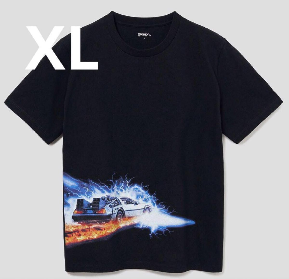 グラニフ　XL バックトゥザフューチャー  タイムスリップ　Tシャツ