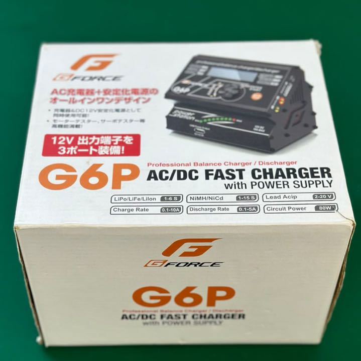 G6P AC Charger & Power Supply バッテリ-充電器 ジーフォース GFORCE AC DC 中古_画像1