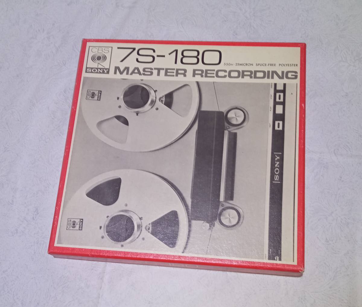  open reel tape / SONY 7S CBS Sony record medium recording tape Showa Retro is-db-2