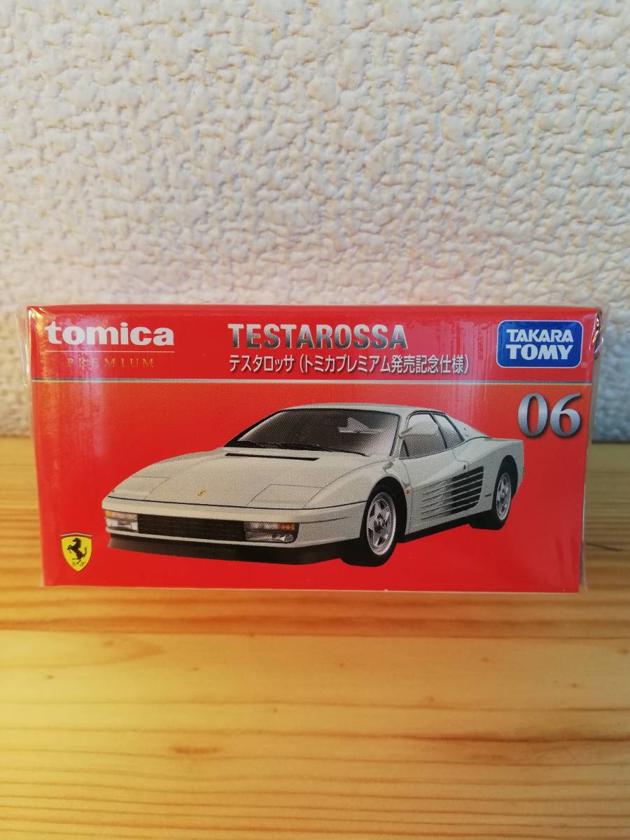Tomica Premium 06法拉利Testarossa發布紀念規格白色 原文:トミカ プレミアム 06 フェラーリ テスタロッサ 発売記念仕様 白