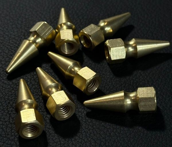 CBX400F CBR400F CB400F CB750F 350F 900F 1100F CB750K CB400SF muffler nut brass made M6 8 piece set spike nut sack height bv528