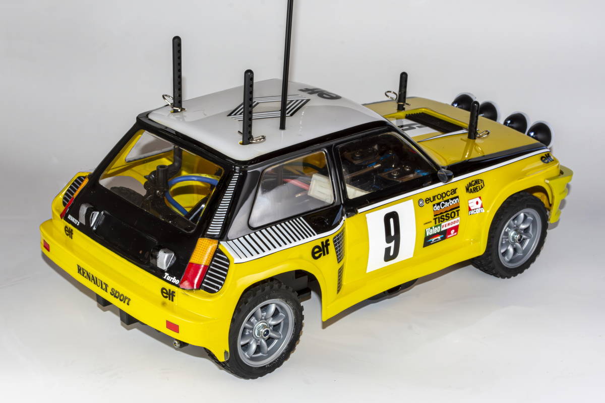 タミヤ 1/12 RC ルノー5 (サンク) ターボ M-05Raシャーシ 組立済