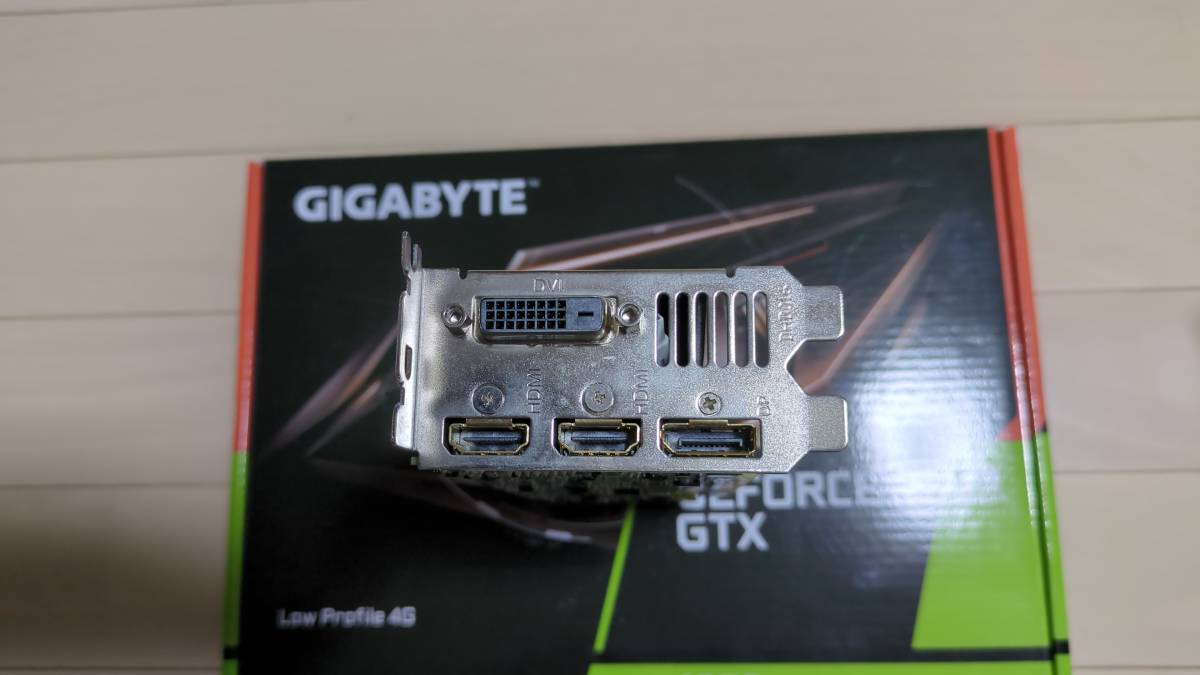 GIGABYTE NVIDIA GeForce GTX 1650 D6 Low Profile 4G 動作確認済_画像3