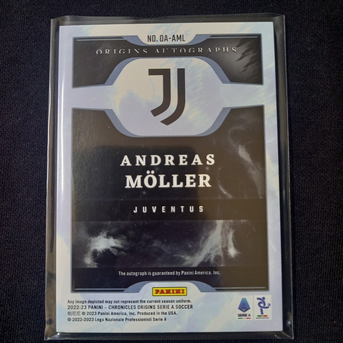 【299シリ】アンドレアス・メラー Andreas Moller 2022-23 Panini Chronicles Soccer auto 直筆サインユベントス　ドルトムント ドイツ代表_画像2