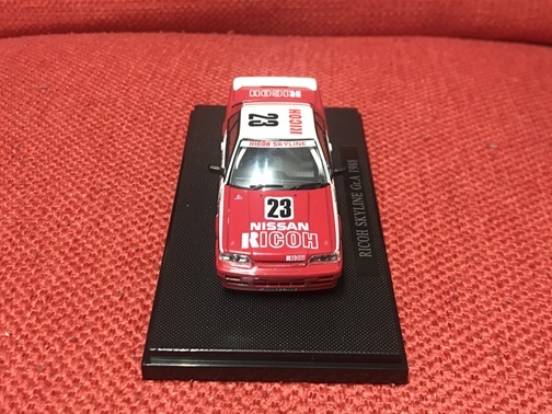 **[ out of print ] [ Kyosho ][EBBRO] 1/43 RICOH Skyline GTS-R Gr.A 1988 **