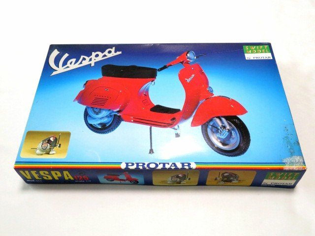 ◆未組立 PROTAR プロター １/9 VESPA ベスパ 125 オートバイ イタリア製 プラモデル 33_画像1