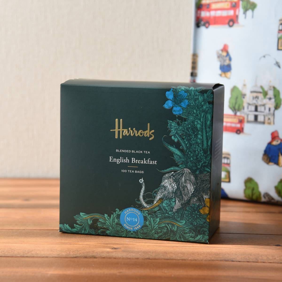 Harrods/ハロッズ 紅茶 No.14 English Breakfast ティーバッグ100包_画像1