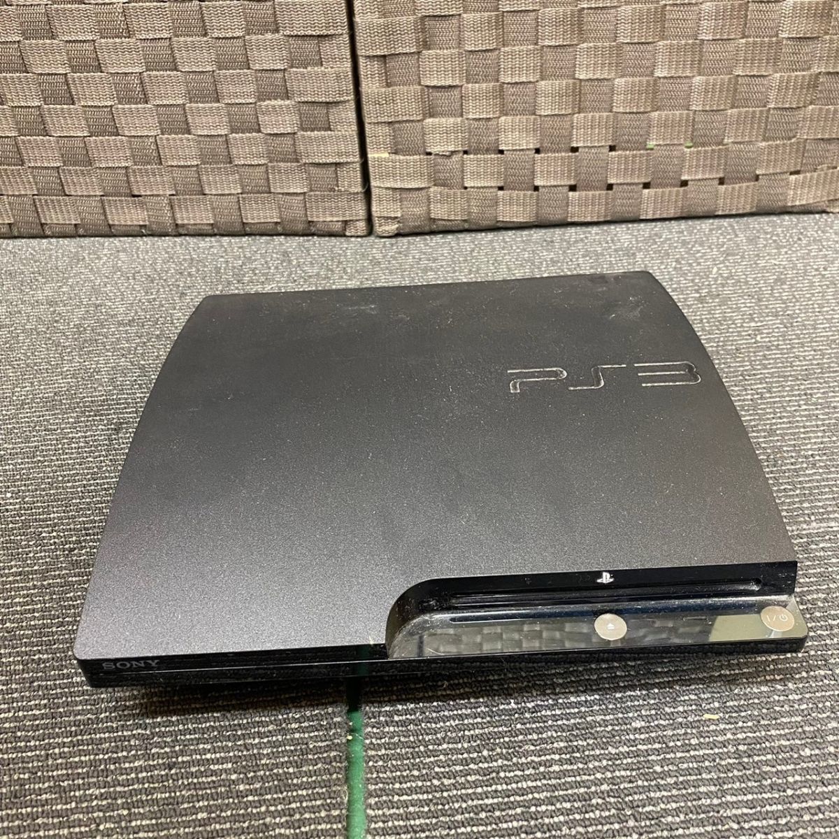 H374-D4-54 SONY ソニー PlayStation3 本体 CECH-2000A プレイステーション3 PS3 コントローラー3点/電源コード 付き 通電OK ④_画像2