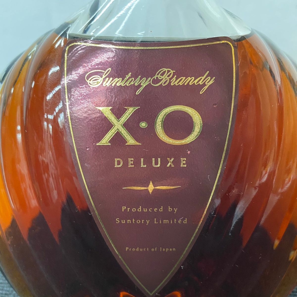 H547-△ SUNTORY サントリー ブランデー X.O 2本セット/DELUXE デラックス/EXTRA FINE エクストラファイン/700ml 40% 未開栓 ⑤_画像3