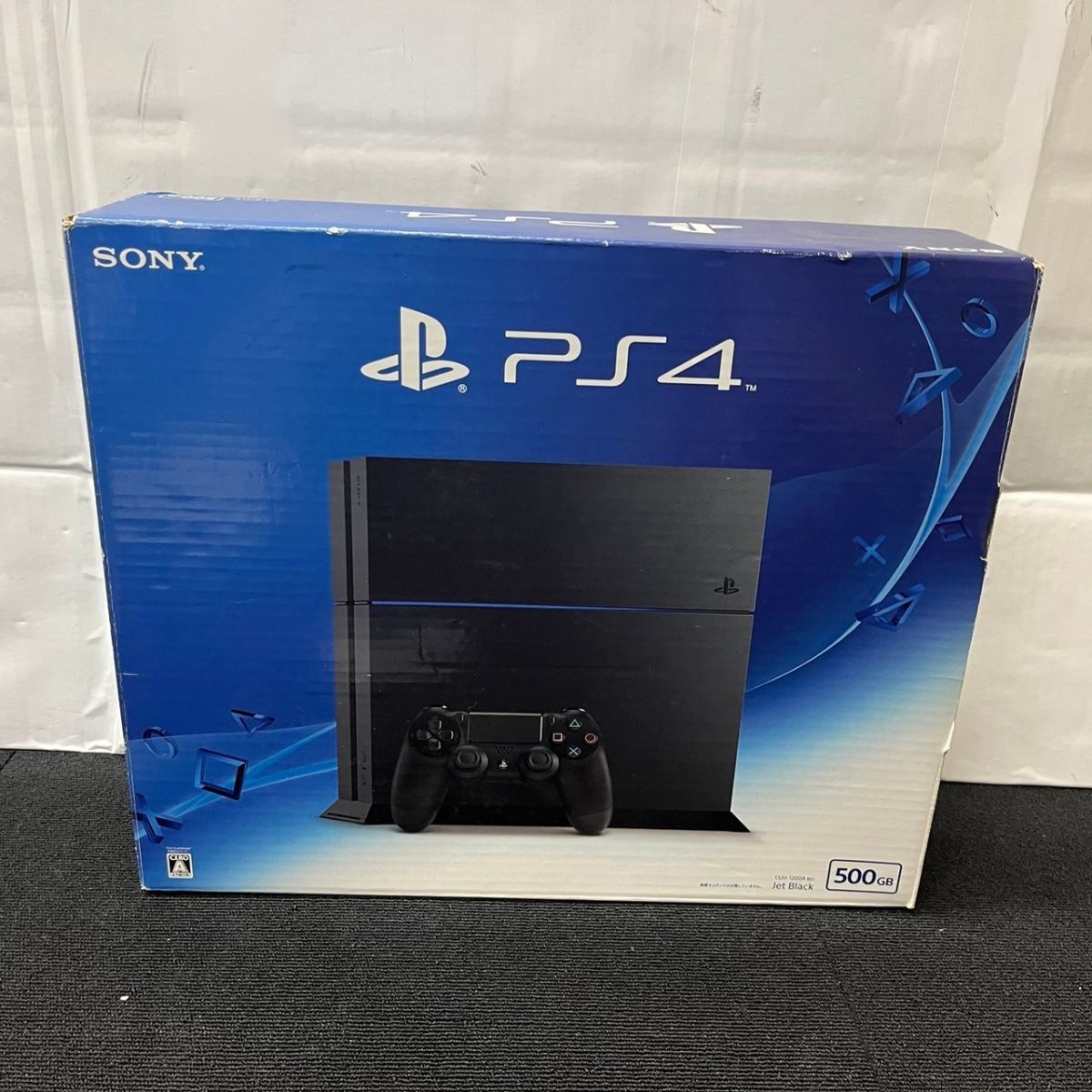 H204-O15-4157 SONY ソニー PlayStation4 プレイステーション CUH-1200A 500GB PS4 テレビゲーム 本体 ケーブル/箱付き 通電OK ③_画像9