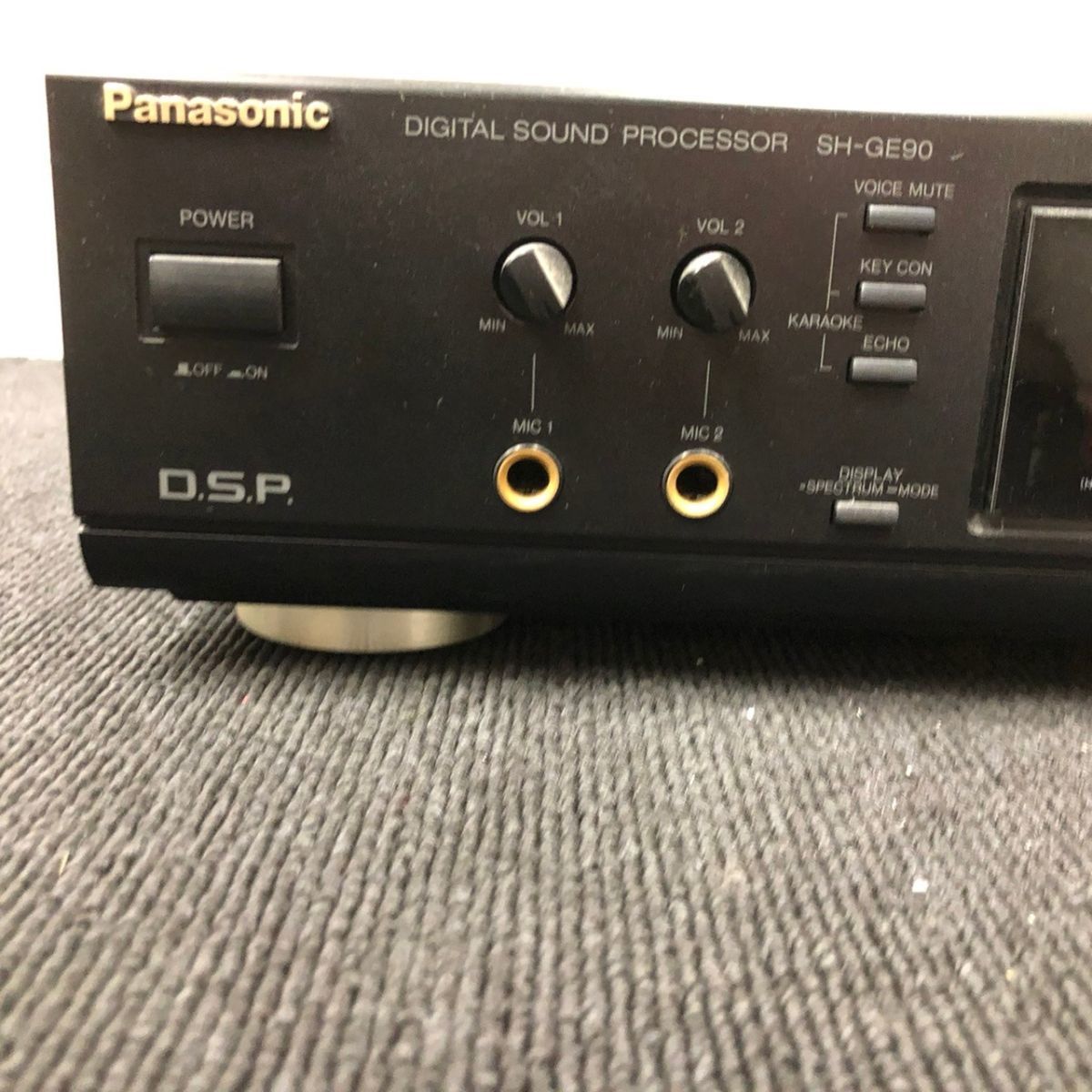 I225-O18-2577 Panasonic パナソニック DIGITAL SOUND PROCESSOR デジタルサウンドプロセッサー SH-GE90-K オーディオ機器 通電OK ③_画像4