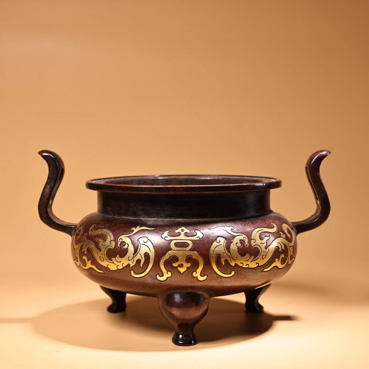 ずっと気になってた 紫銅製 『館蔵珍品 塗金 中国古美術 収蔵品 貴重