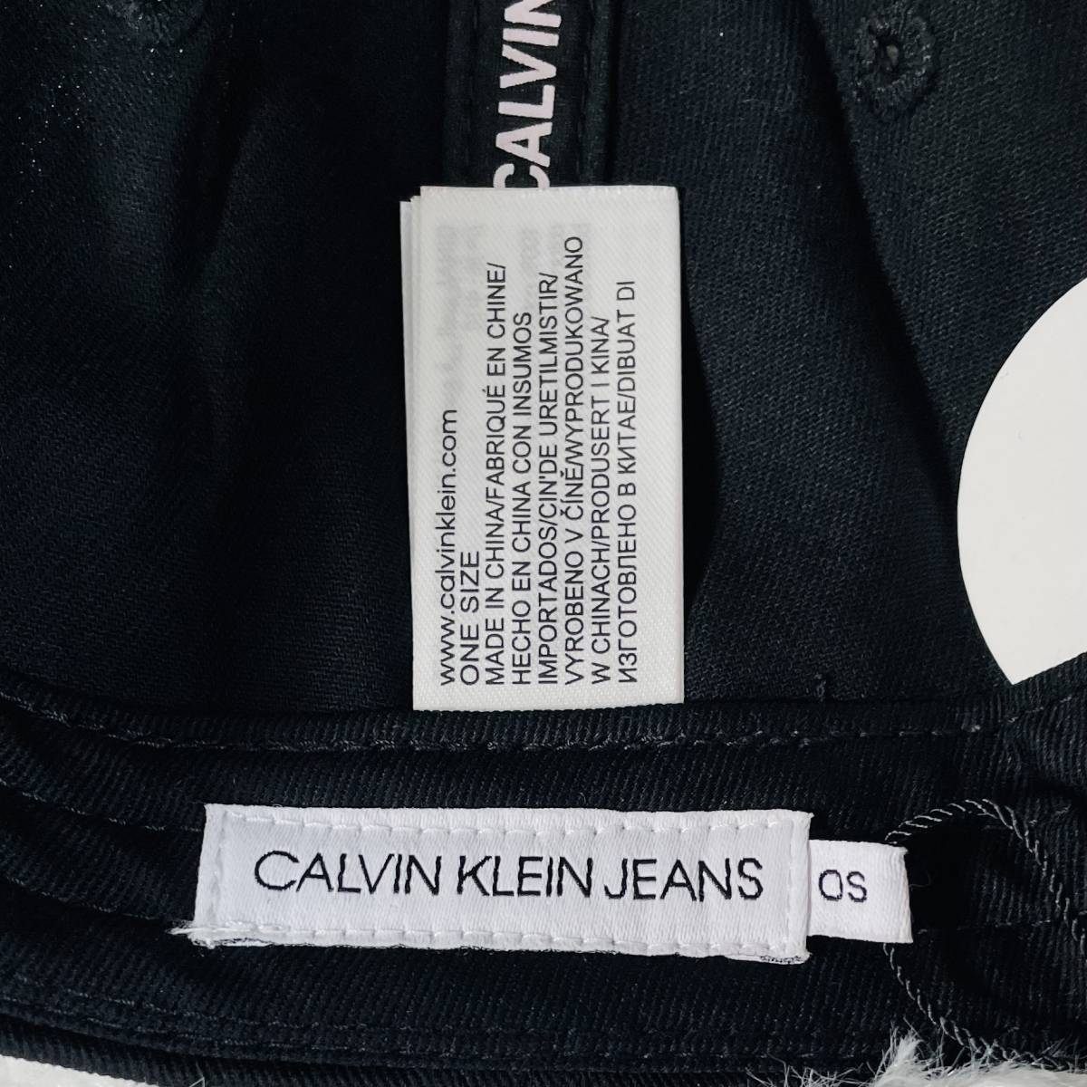CALVIN KLEIN JEANS カルバンクラインジーンズ キャップ 帽子 プロゴ BLACK ブラック K60K608155-BDS_画像8