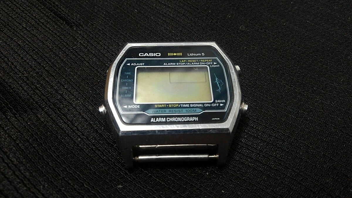 送料180～ カシオ H101 106 カジキ 動作未確認 ジャンク扱い CASIO 腕時計 デジタル クォーツ アラーム ALARM