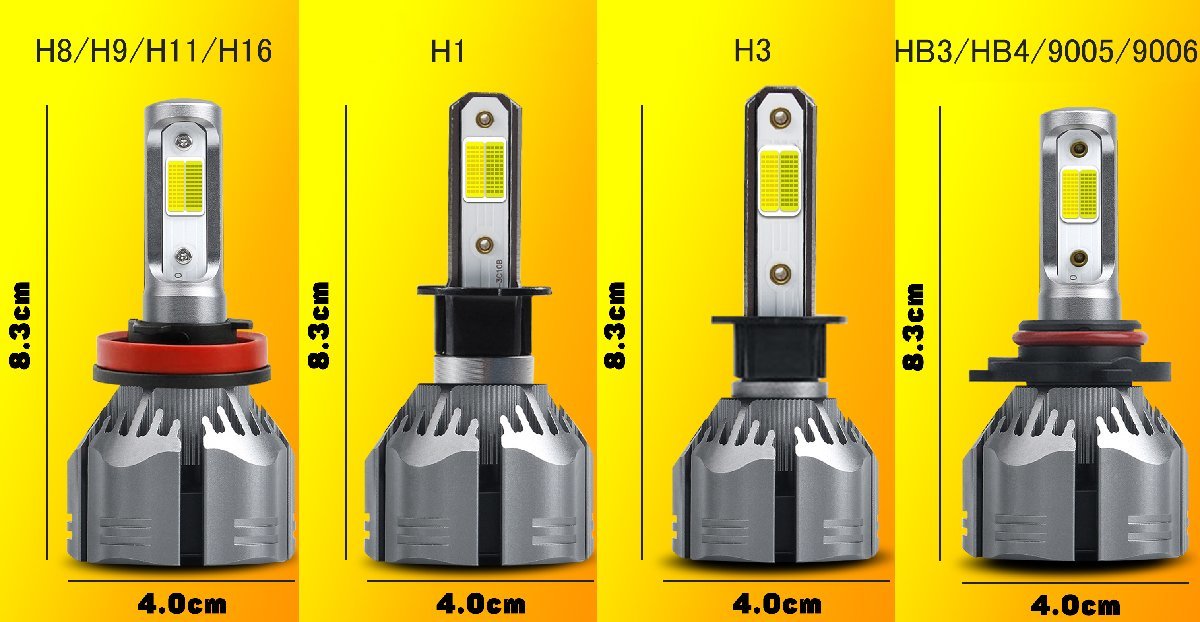 ツインカラー LED　ヘッドライト LEDフォグランプ H1 H3　白　ホワイト　イエロー　3000ｋ　黄色　切替 走行中切り_画像8