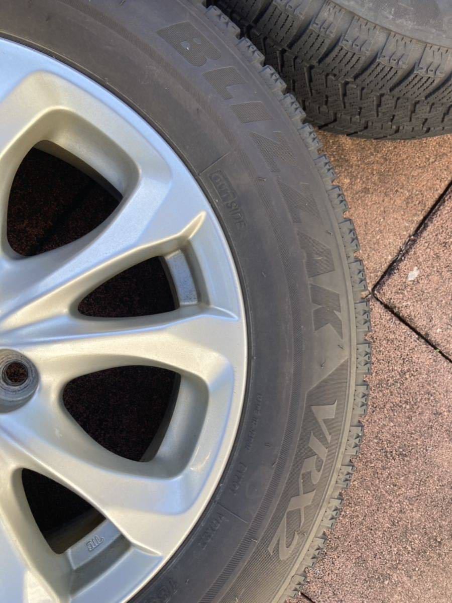 ブリヂストン スタッドレス BLIZZAK VRX2 185/65R15 マツダ デミオ純正ホイール 4本_画像3