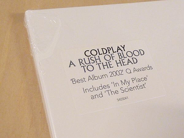 未開封 コールドプレイ A Rush Of Blood To The Head 見開きジャケ仕様LPアナログレコード Coldplay 2ndアルバム Chris Martin_画像4