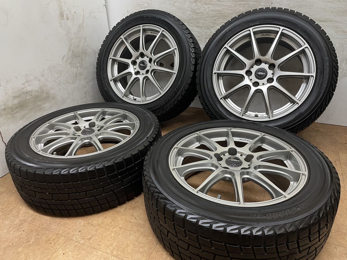 送料無料！クロススピード 17インチ 7J +48 PCD114.3 ヨコハマ 215/55R17 レクサス HS クラウン エスティマ カムリ オデッセイ アテンザ_画像1