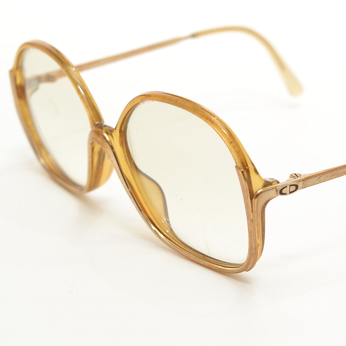 □425592 Christian Dior クリスチャンディオール ◯サングラス メガネ 眼鏡 ヴィンテージ コンビネーションフレーム/フルリム レディース_画像2