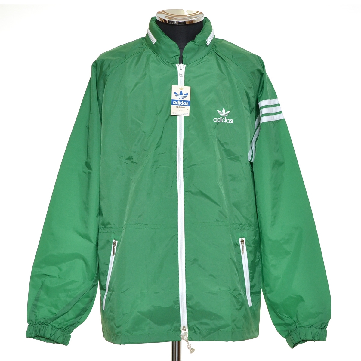 ○485784 未使用品 adidas アディダス ○ジャケット 80s ナイロン