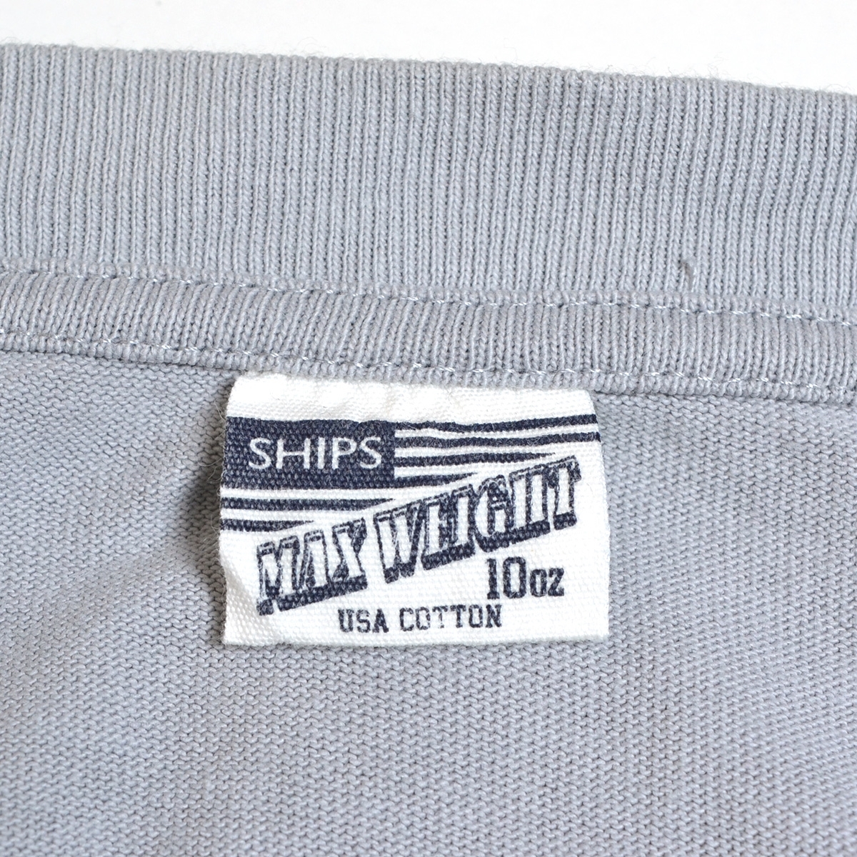 〇492220 SHIPS シップス ○MAX WEIGHT マックウェイト ポケットTシャツ 半袖 サイズL メンズ ブルー_画像3