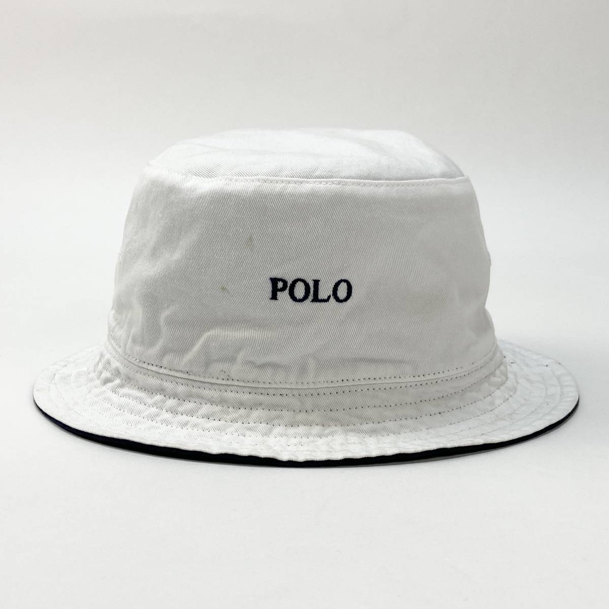 POLO RALPH LAUREN for BEAMS ポロラルフローレン x ビームス 22SS Reversible Bucket Hat  リバーシブルバケットハット L/XL ネイビー