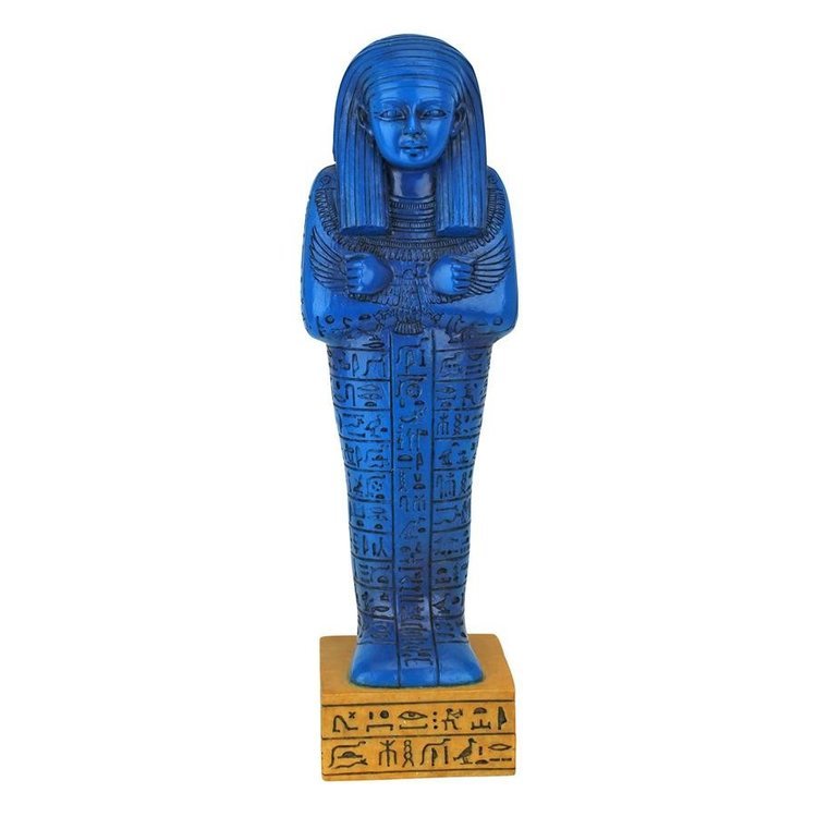 古代エジプトのウシャブティ墓神の彫像 女神ネクベト彫刻 古代エジプトのウシャブティ墓神の彫像 女神ネクベト彫刻
