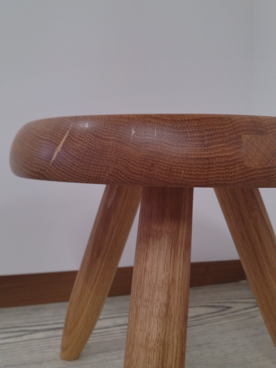 furniture-worker-craftman stool！！　オーク無垢ヴァーサタイルスツール!!未使用品！！_画像8