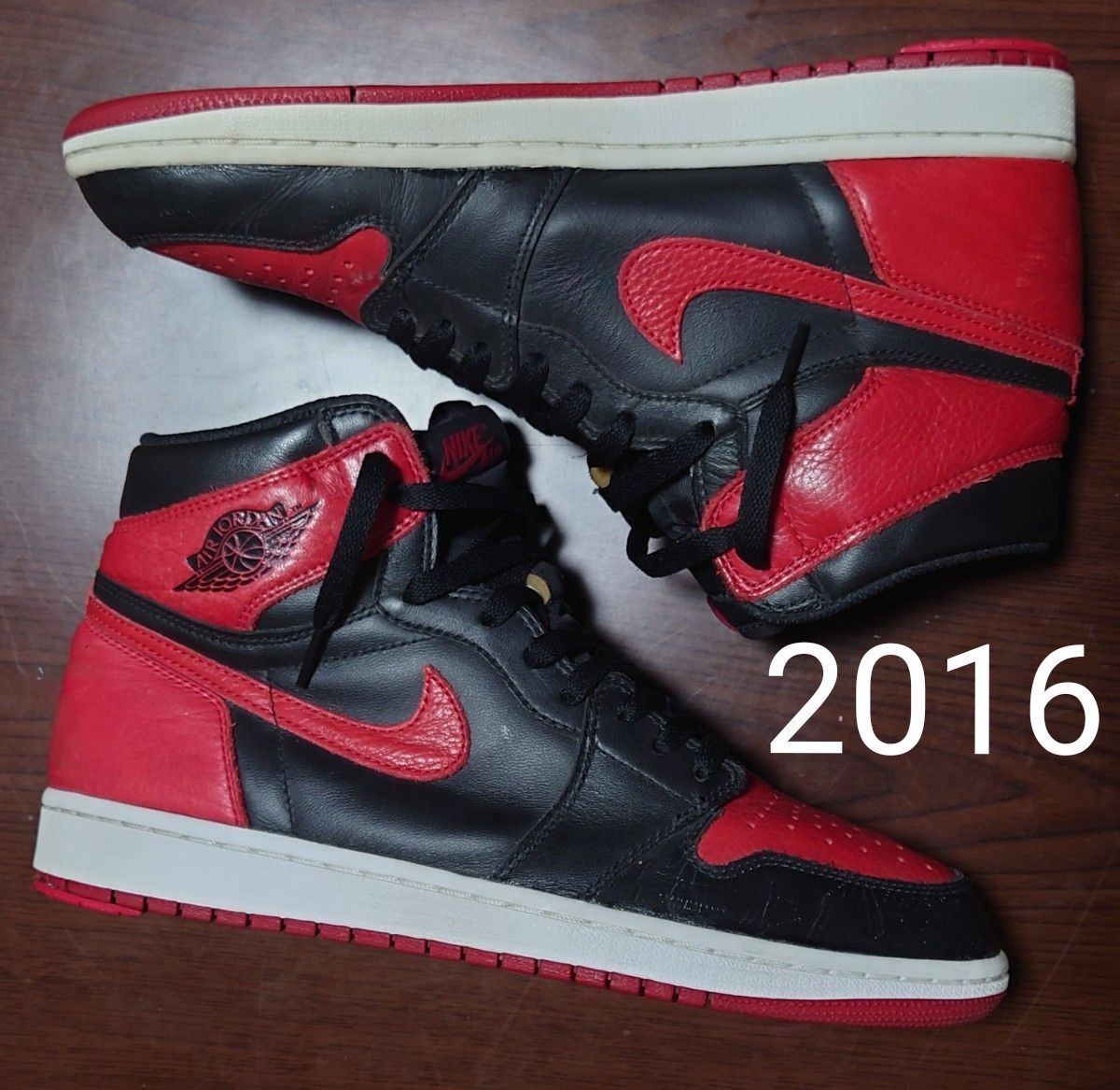 Air Jordan 1 Retro High OG Bred Banned 2016 ジョーダン 1 ブレッド 