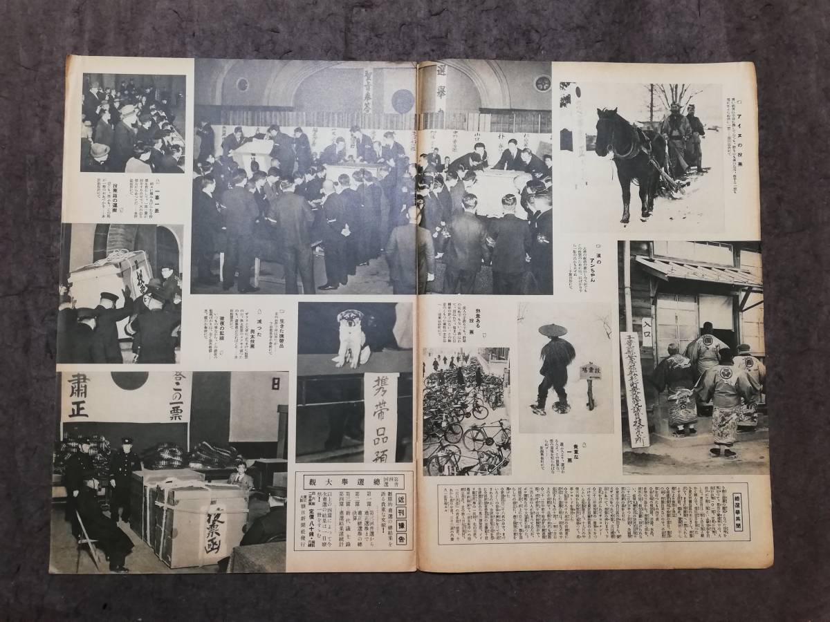 1936年 新代議士写真名鑑 衆議院 帝国議会 アイヌ族 議員 戦前 1936年 新代議士写真名鑑 衆議院 帝国議会 アイヌ族 議員 戦前
