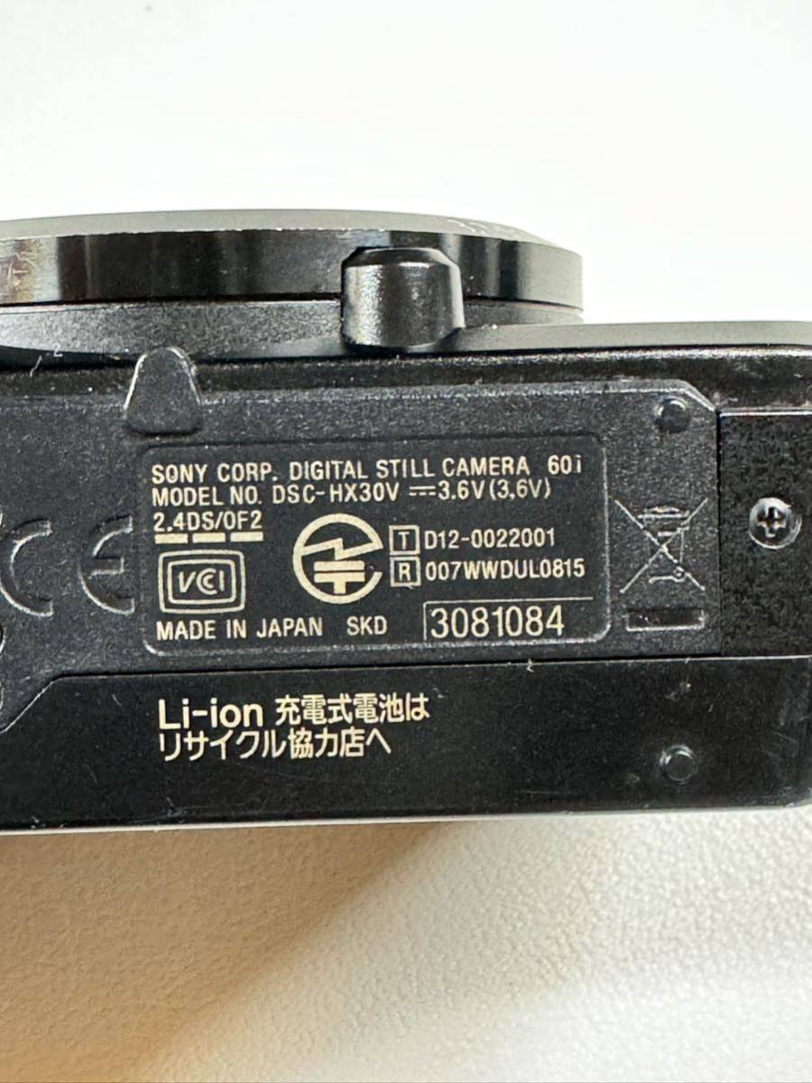 SONY コンパクトデジタルカメラ　サイバーショット Cyber-shot DSC-HX30V 本体のみ　ジャンク　(60s)_画像9