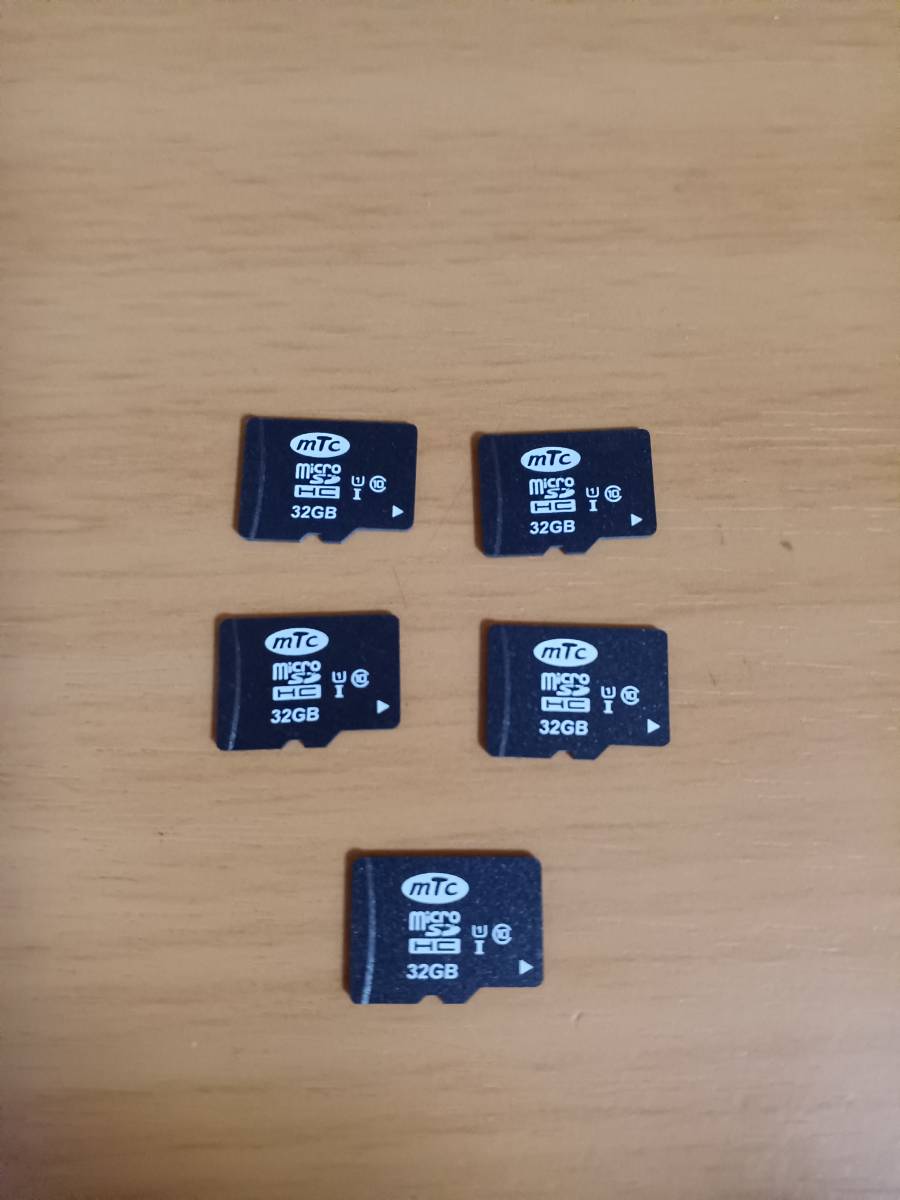 microSD 32GB 5枚／SDHC／送料84円／マイクロSDカード／中古_画像1