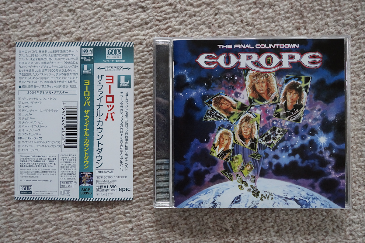 Europe / Final Count Down 国内盤 帯付き 高音質 Blu-spec CD2 ヨーロッパ_画像1