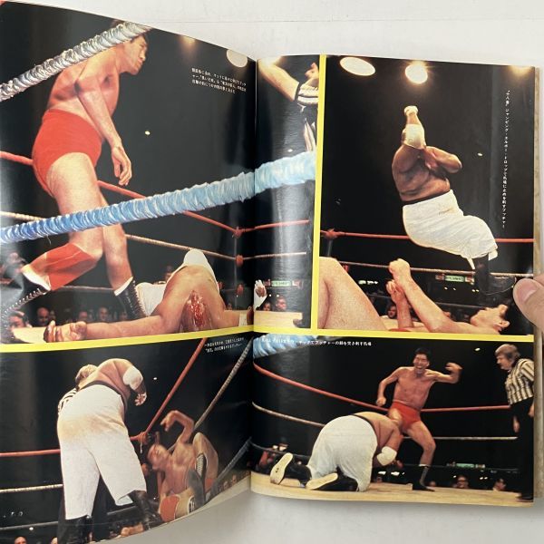  Deluxe Professional Wrestling 1979/4 burn . soul ~. tree PWF heavy class player right G* horse place VSA*T* butcher J crane rice field VS N*bok wing kru4.y