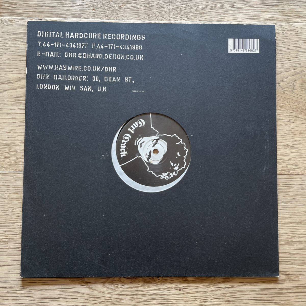 Carl Crack / Black Ark LP アナログレコード DIGITAL HARDCORE RECORDINGS ATARI TEENAGE RIOT_画像2