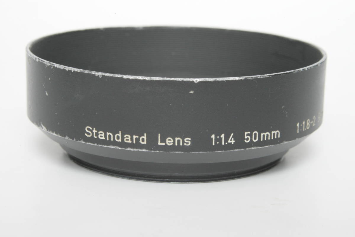 メタル スタンダードレンズ 1:1.4 50ｍｍ 1:1.8 -2 55mm用  49ｍｍ ねじ込み式 中古ジャンク扱い品 の画像1