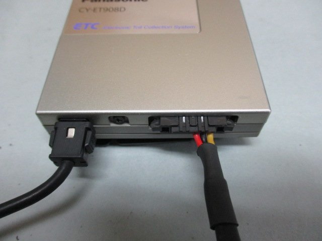 ▼軽四外し [レターパックプラス発送] 通電OK パナソニック アンテナ分離型 ETC 【 CY-ET908KD 】 音声タイプ 軽自動車 中古品の画像8