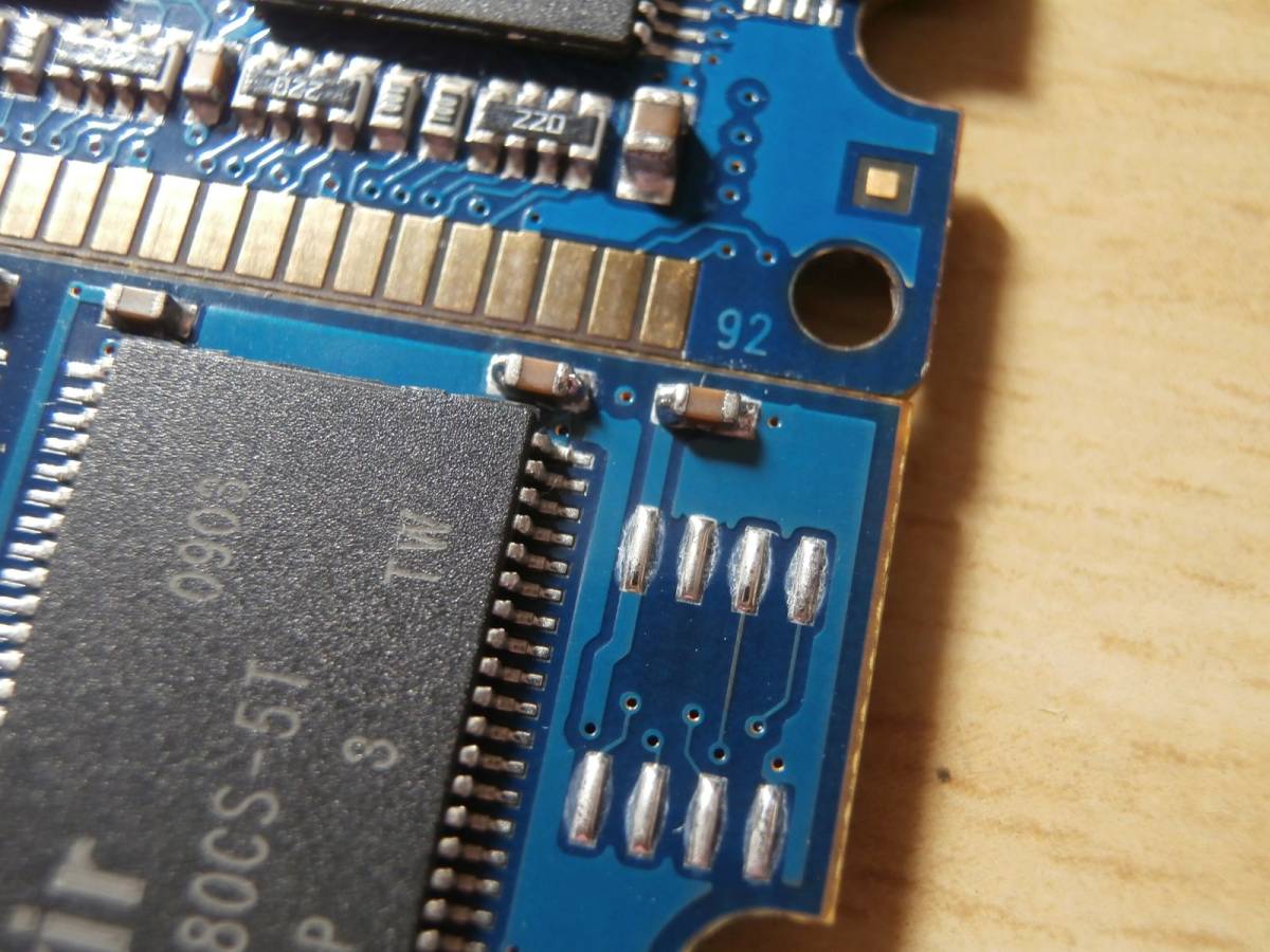 DDR 400 PC3200 CL3 184Pin 1GB×4枚セット elixirチップ デスクトップ用メモリ_画像9