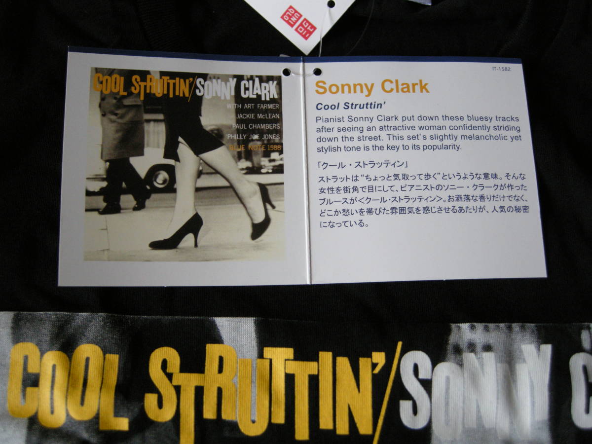 ユニクロ/UT BLUE NOTE コラボ Tシャツ 「SONNY CLARK/COOL STRUTTIN'」(UT特製ボトル入り/Mサイズ/タグ付き/未使用新品）_画像5