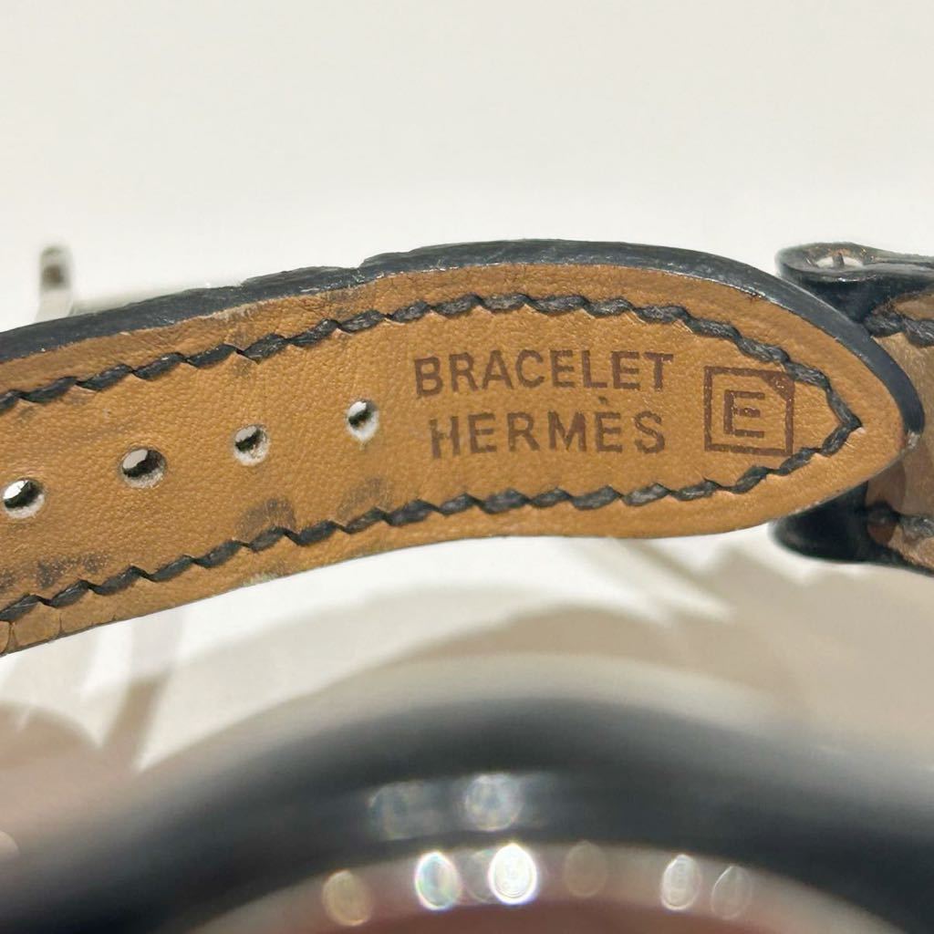 HERMES アーネ レディース 腕時計 クォーツ デイトE刻印 HA3.210_画像8