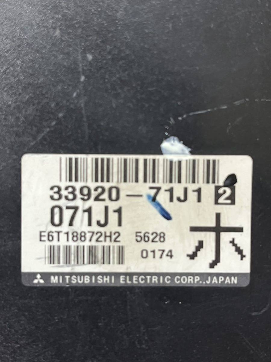 エブリィ DA62V K6A エンジンコンピュータ 33920-71J12 ホ 71J1 中古ECU _画像2