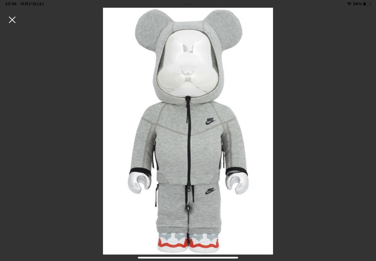 BE@RBRICK NIKE TECH FLEECE N98 1000％_画像1